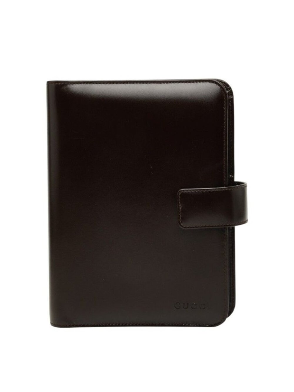 Gucci Life Organizer System Notebook 031 Brown Leather Agenda